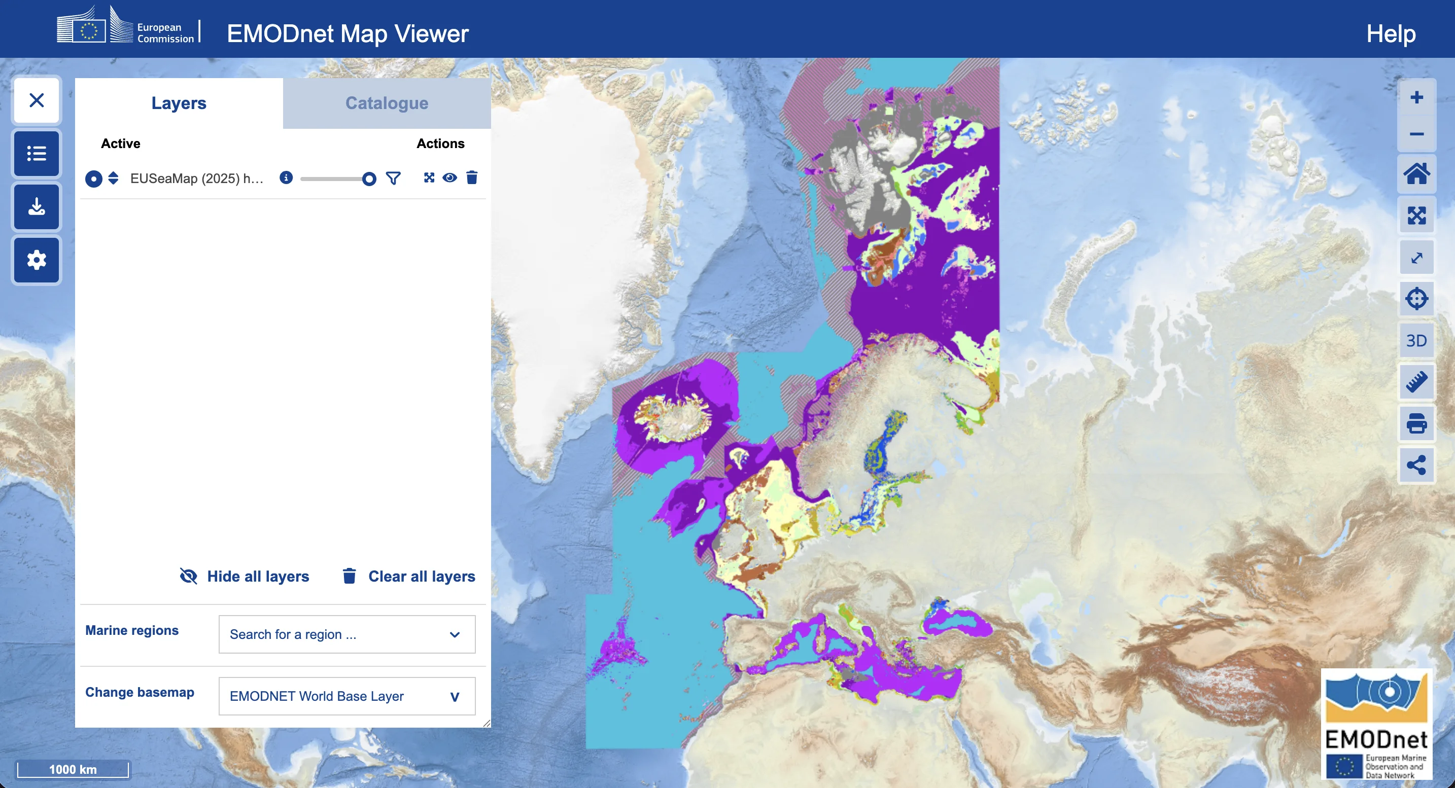 EMODnet Seabed Habitats